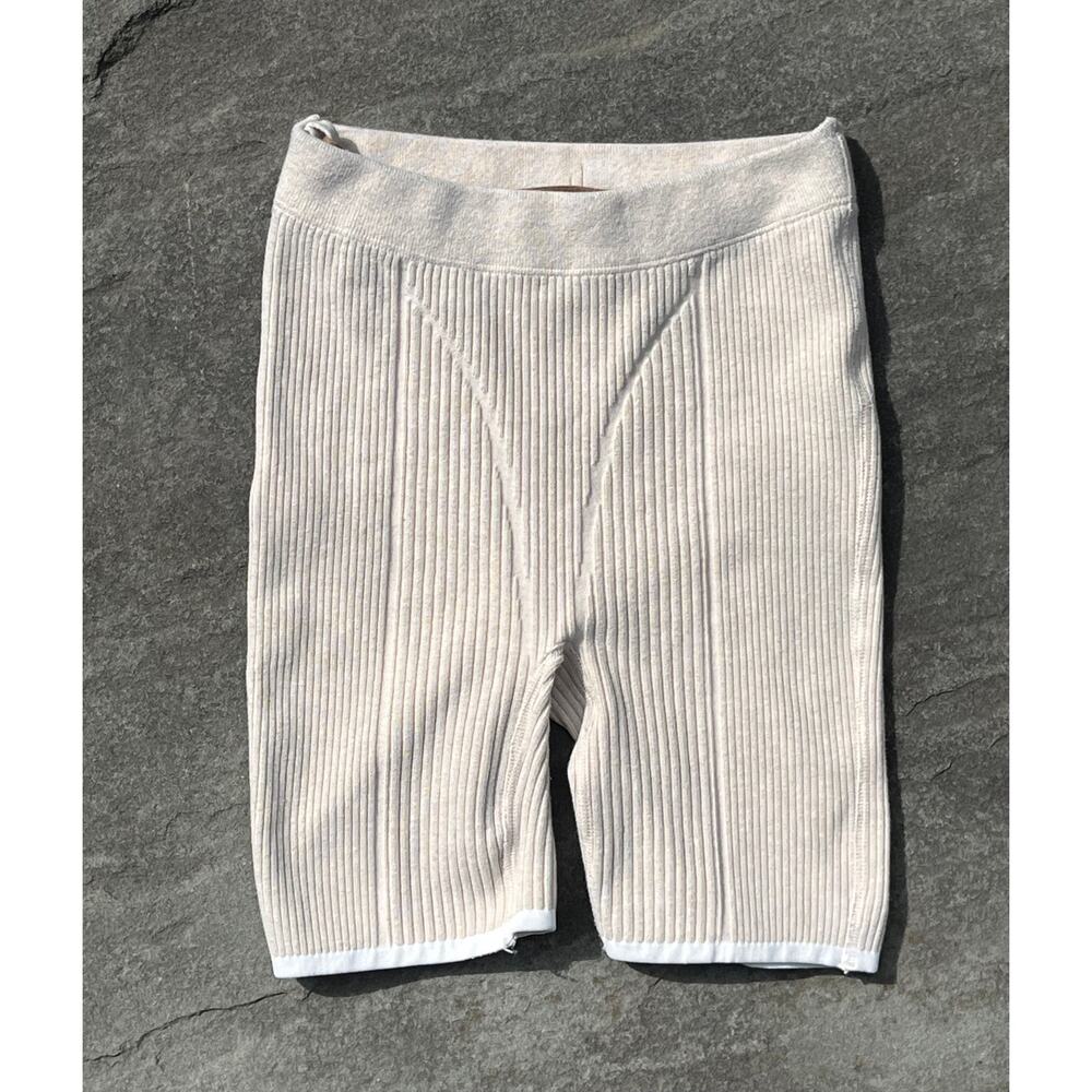 Nike x Jacquemus Ribbed Knit Tights Size XS Sand Beige EUC